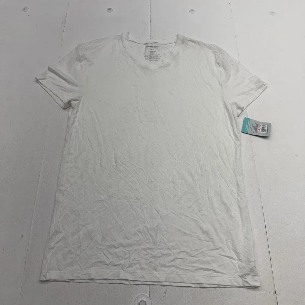 Tommy John Undershirt Mens Medium White Second Skin Modern Fit Modal Stretch